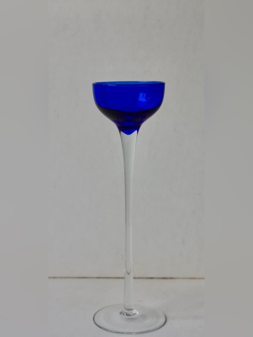 Cobalt Blue Glass Liqueur glass - Norwegian